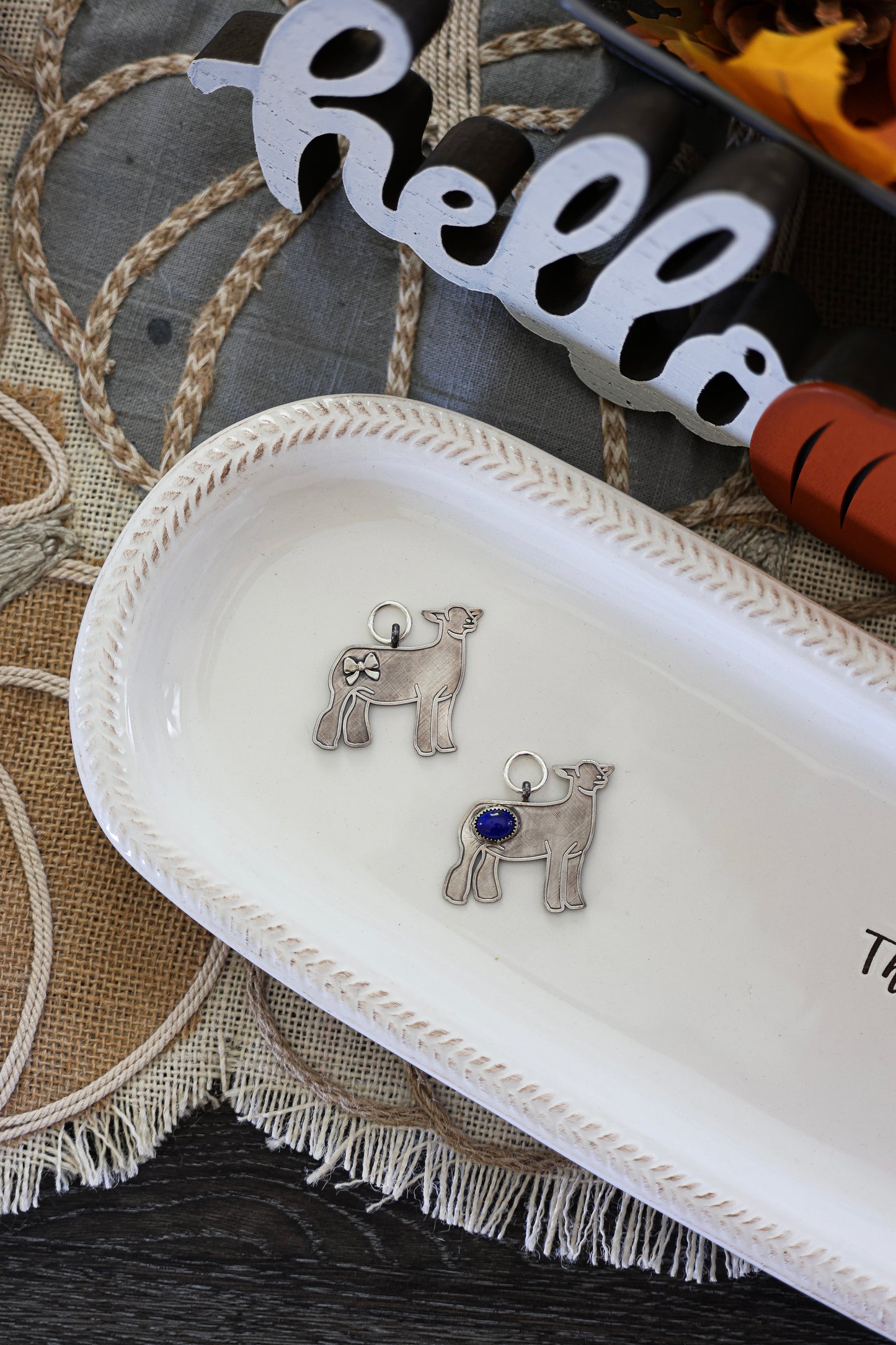 Sterling Silver Lamb Pendants