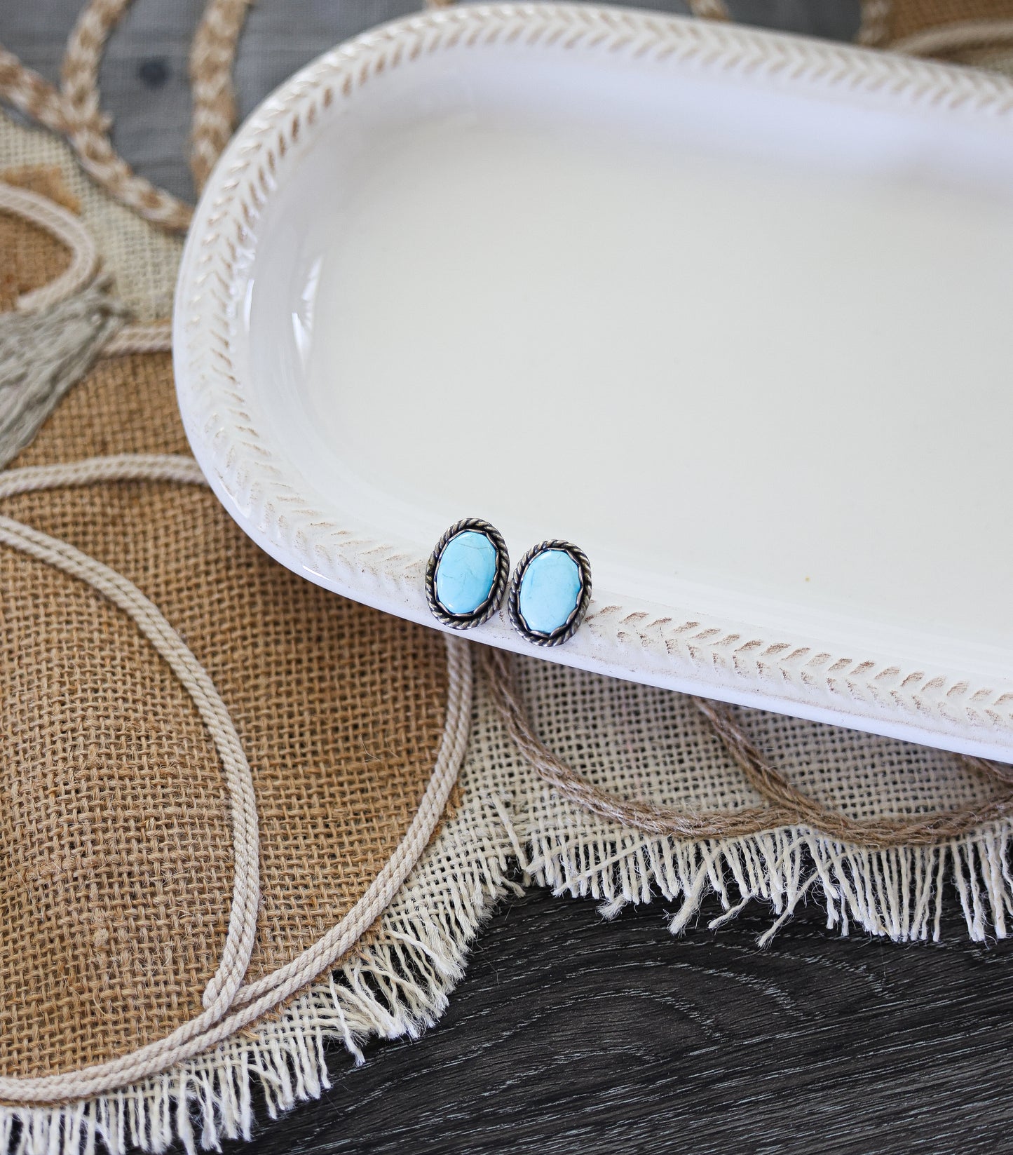 Golden Hills Stud Earrings