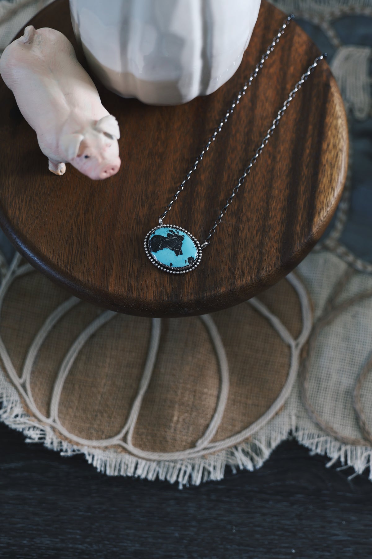 Blue Moon Statement Necklace