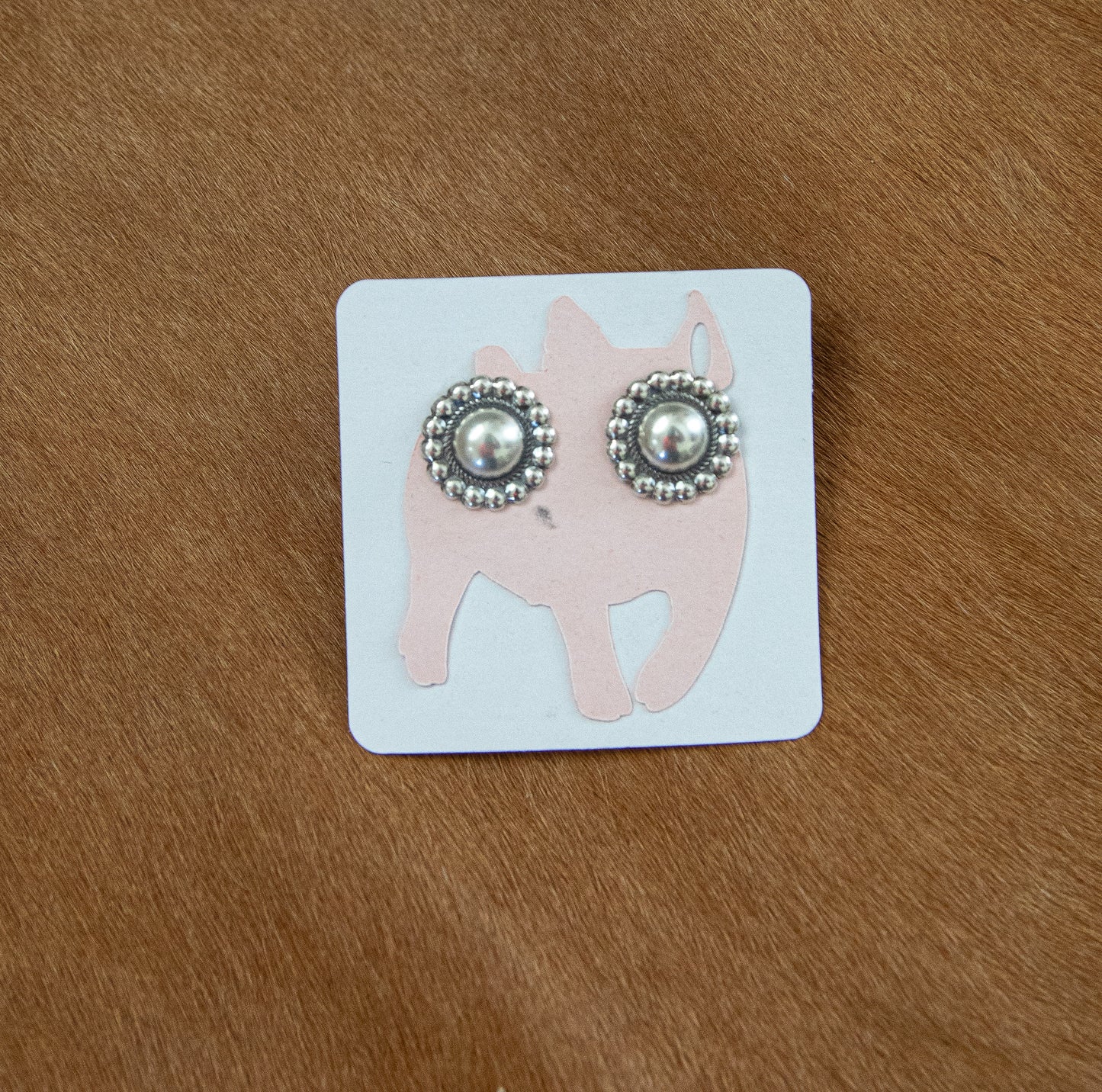 Nickel Size Concho Studs