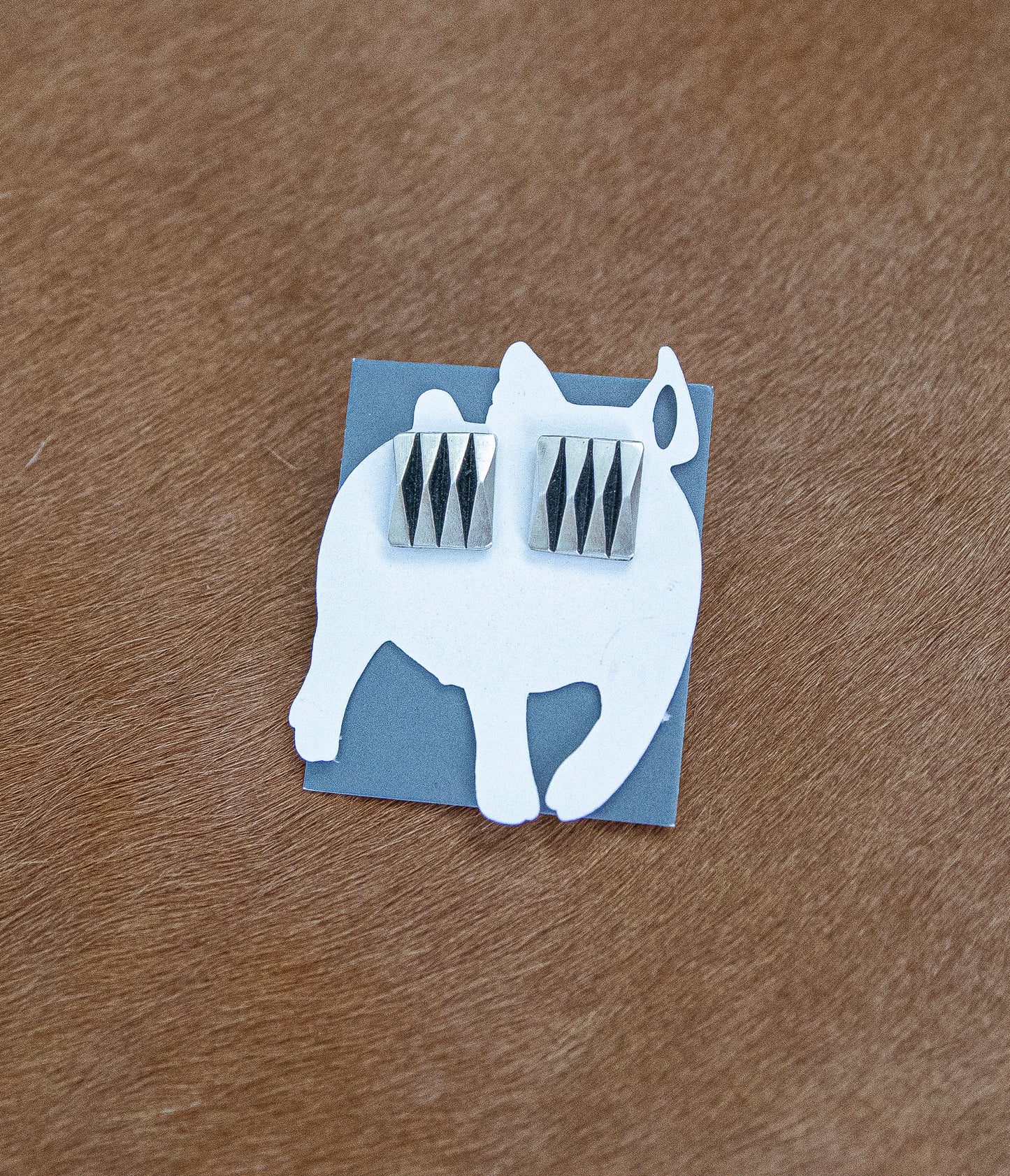 Sterling Oxidized Studs