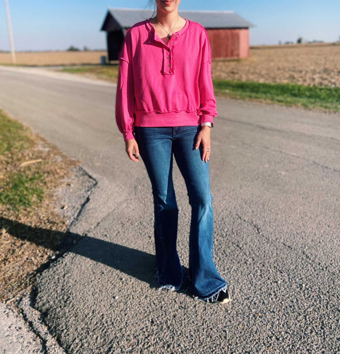 Basic Hot Pink Shirt