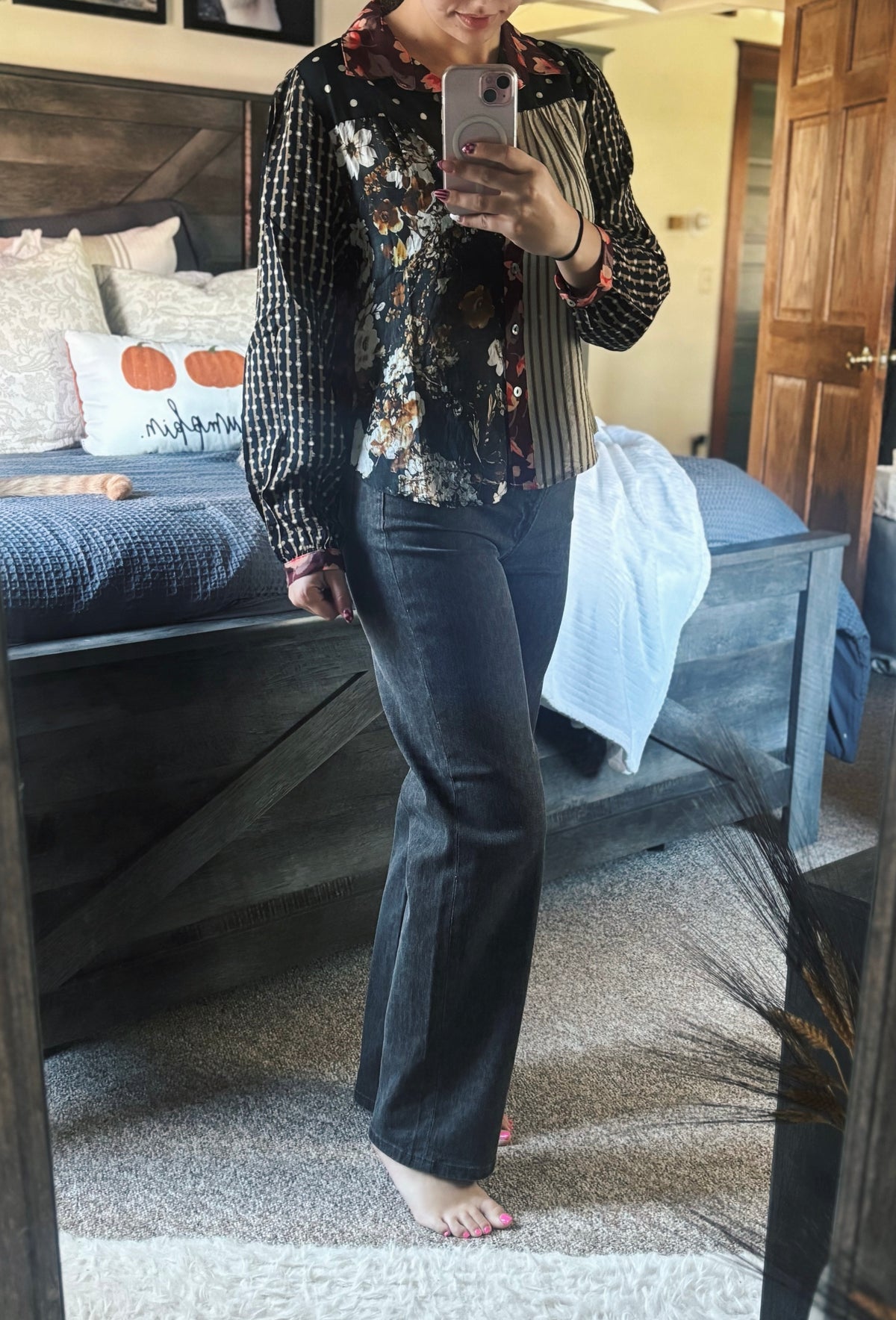 Brown Cheetah High Rise Jeans