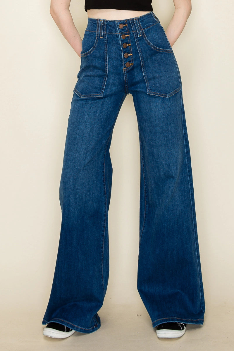 Medium Wash O2 Denim Trouser Jeans