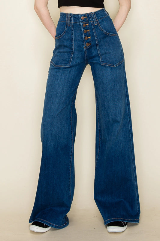 Medium Wash O2 Denim Trouser Jeans