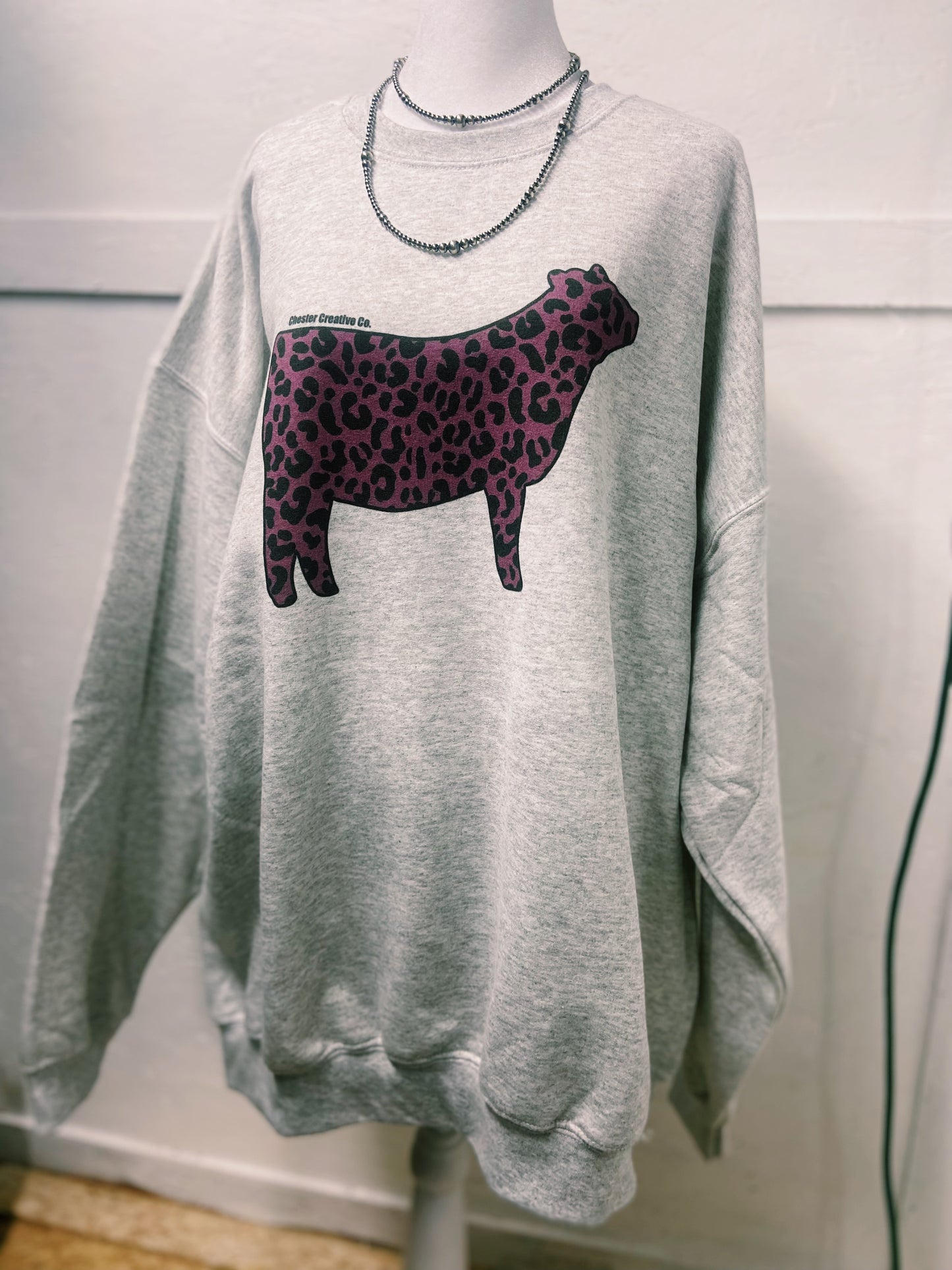 Ready To Ship Cattle Crewneck