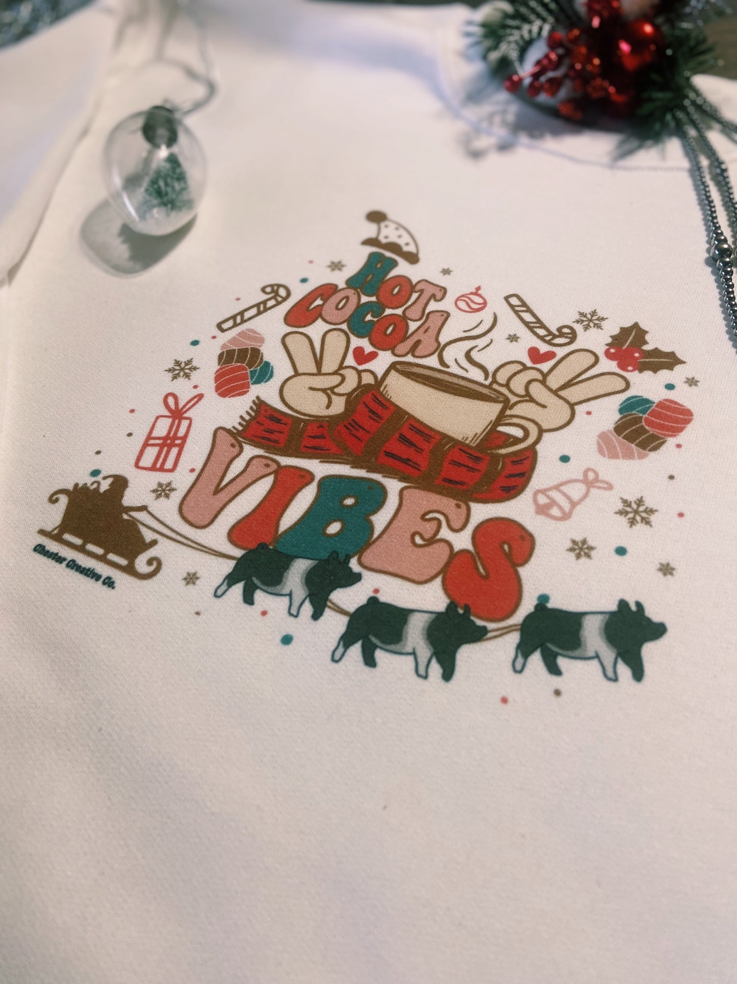 Hot Cocoa Vibes CCC Exclusive Design Crewneck