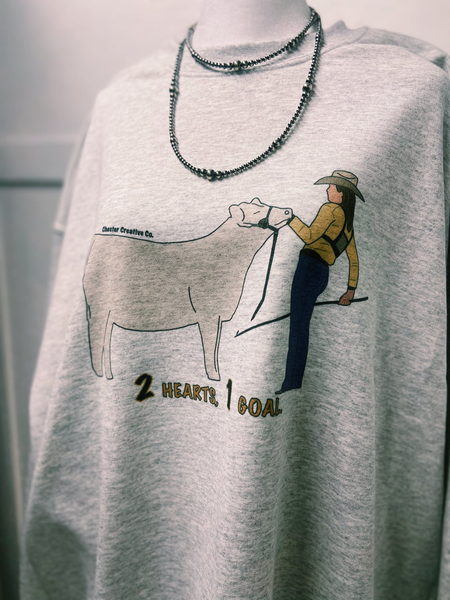 Ready To Ship Cattle Crewneck