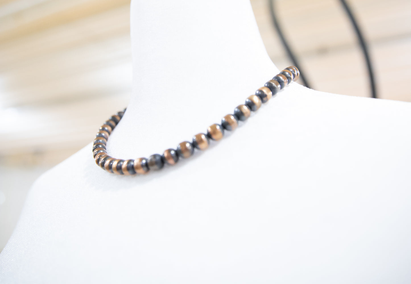 Copper Pearl Necklace