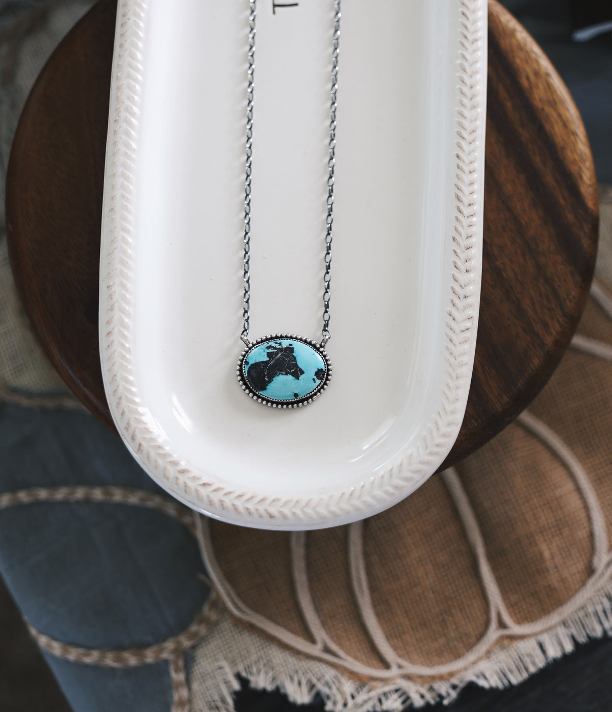 Blue Moon Statement Necklace