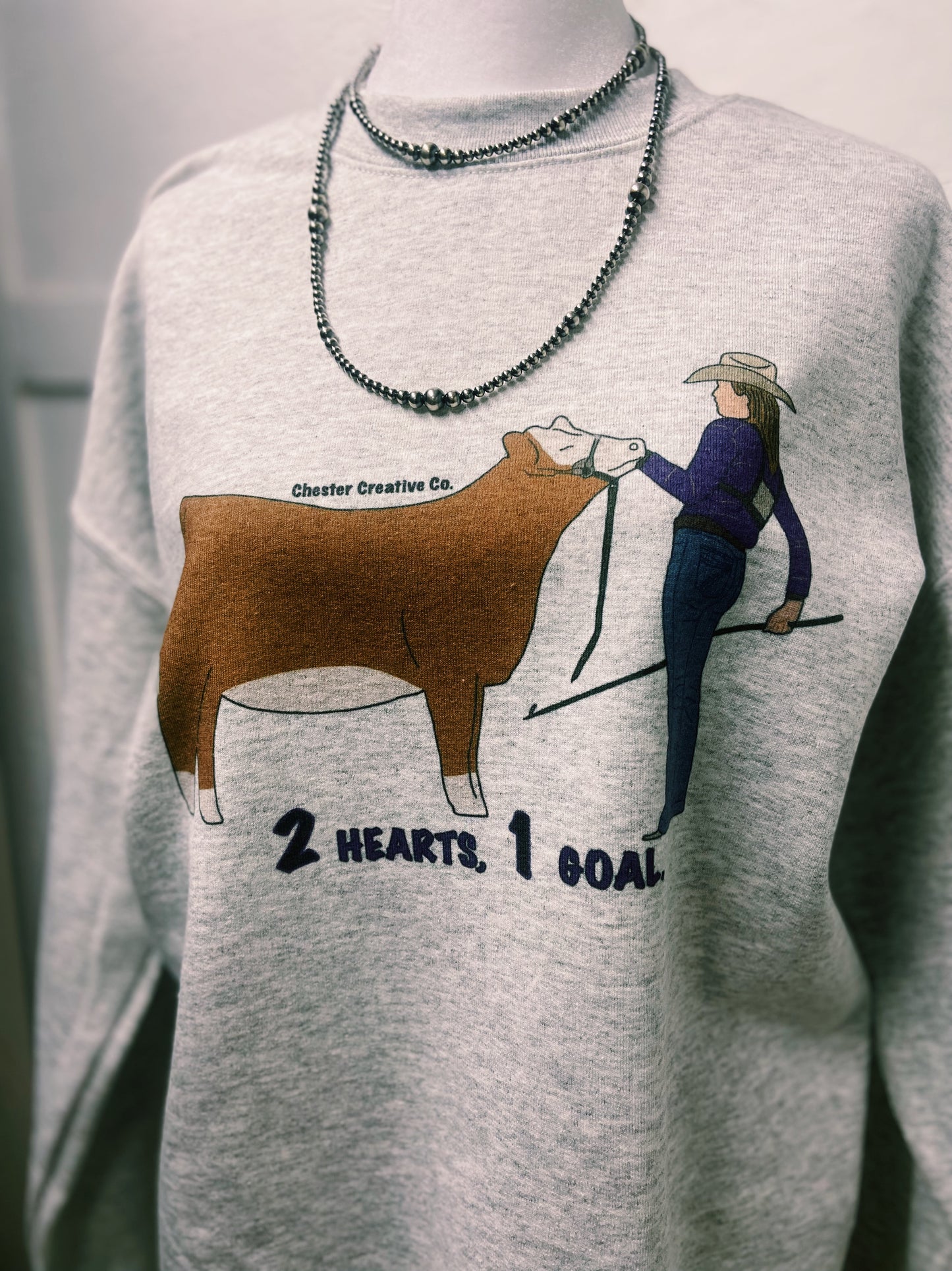 Ready To Ship Cattle Crewneck