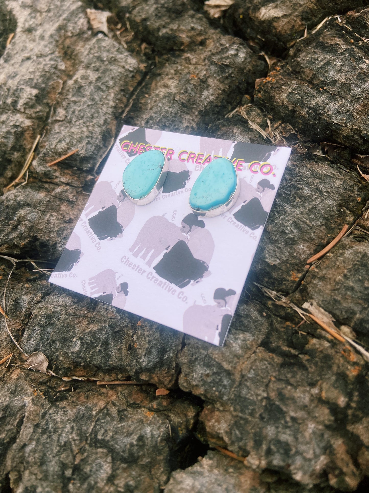 Campitos Turquoise Stud Earrings