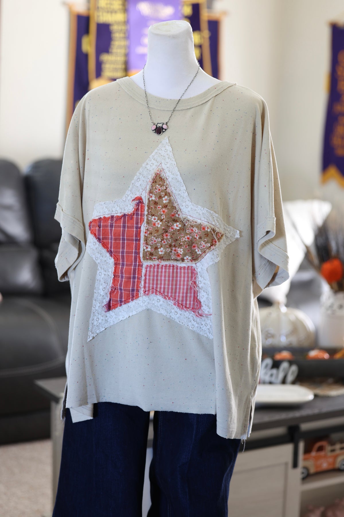 Star Patchwork Top
