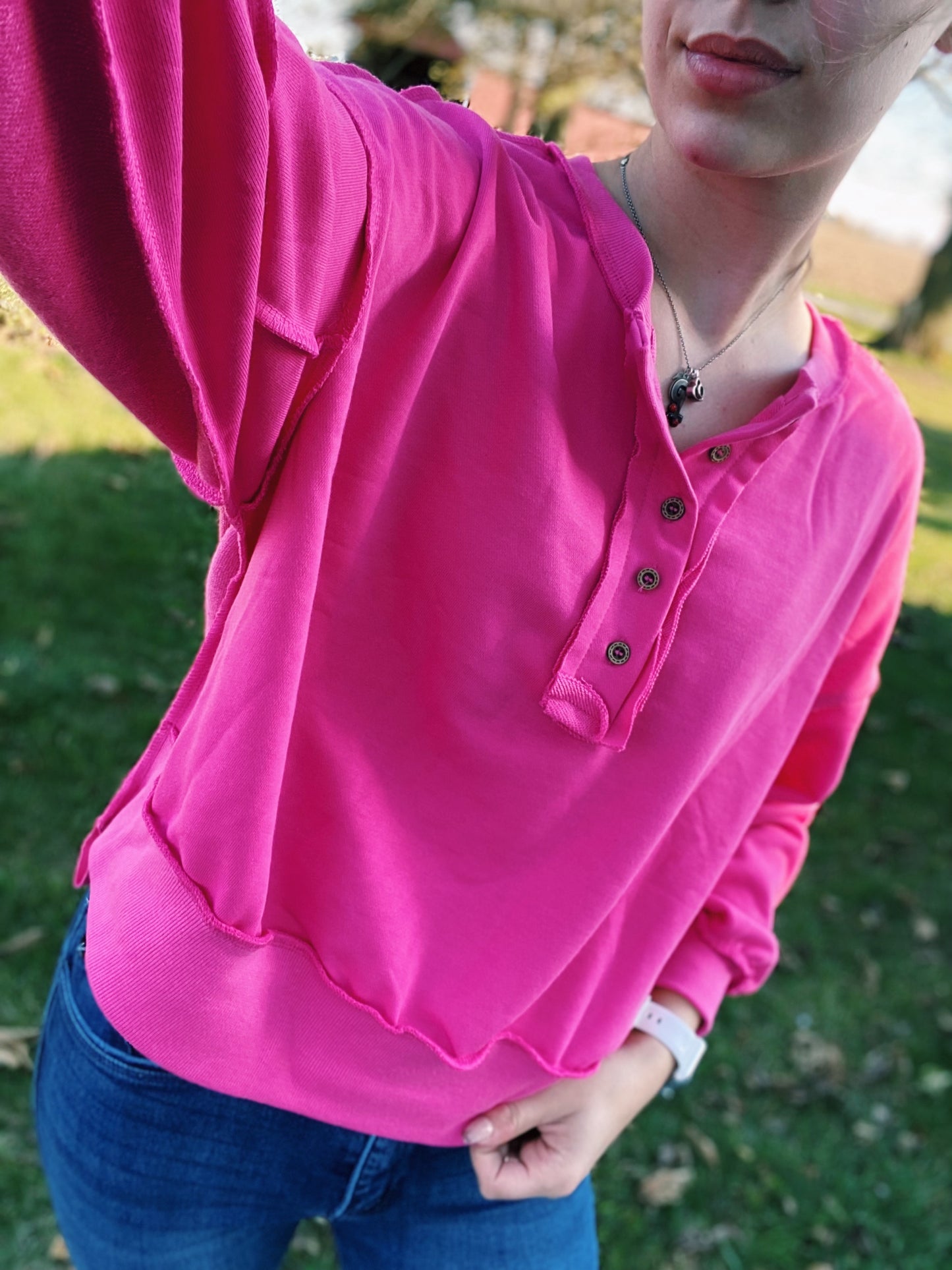 Basic Hot Pink Shirt