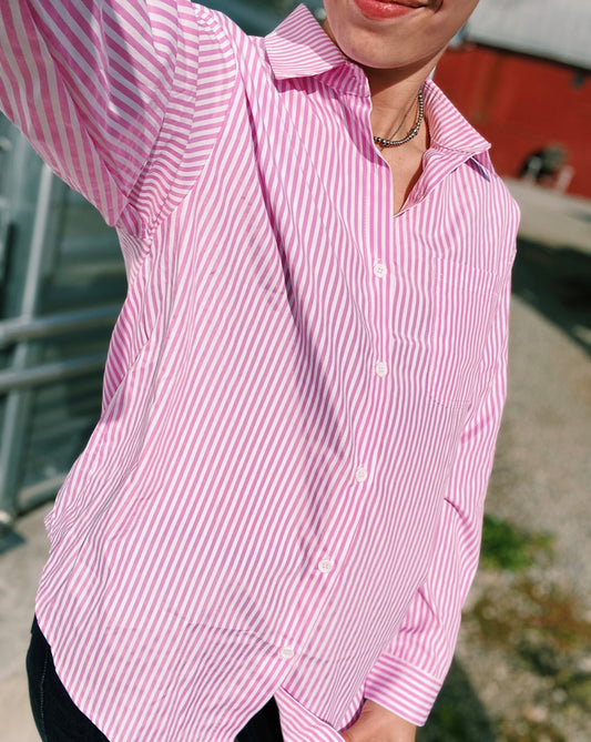 Pink Striped Show Shirt