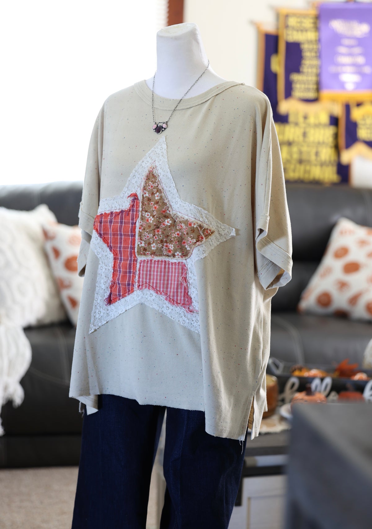 Star Patchwork Top