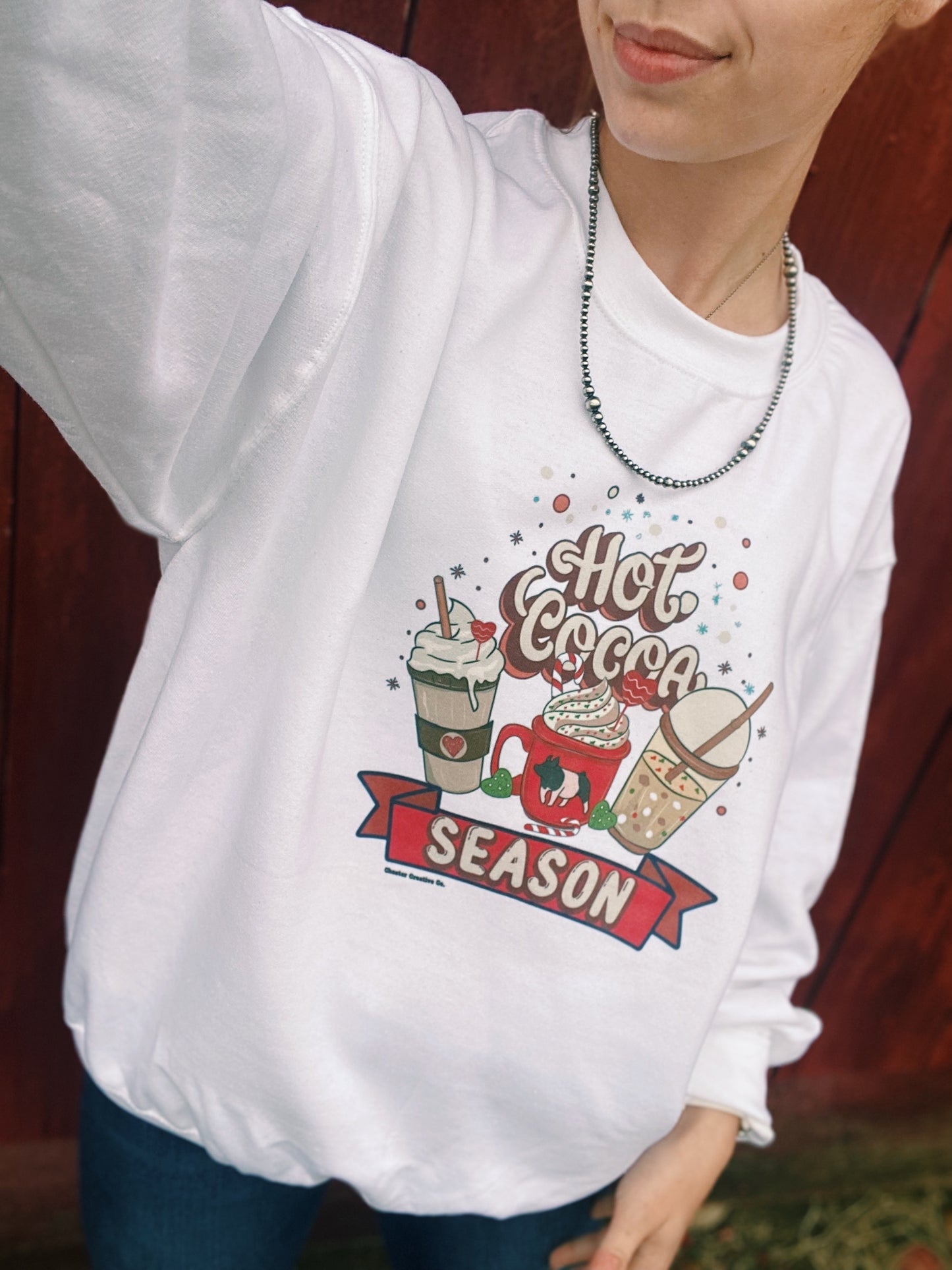 Hot Cocoa Season CCC Exclusive Design Crewneck