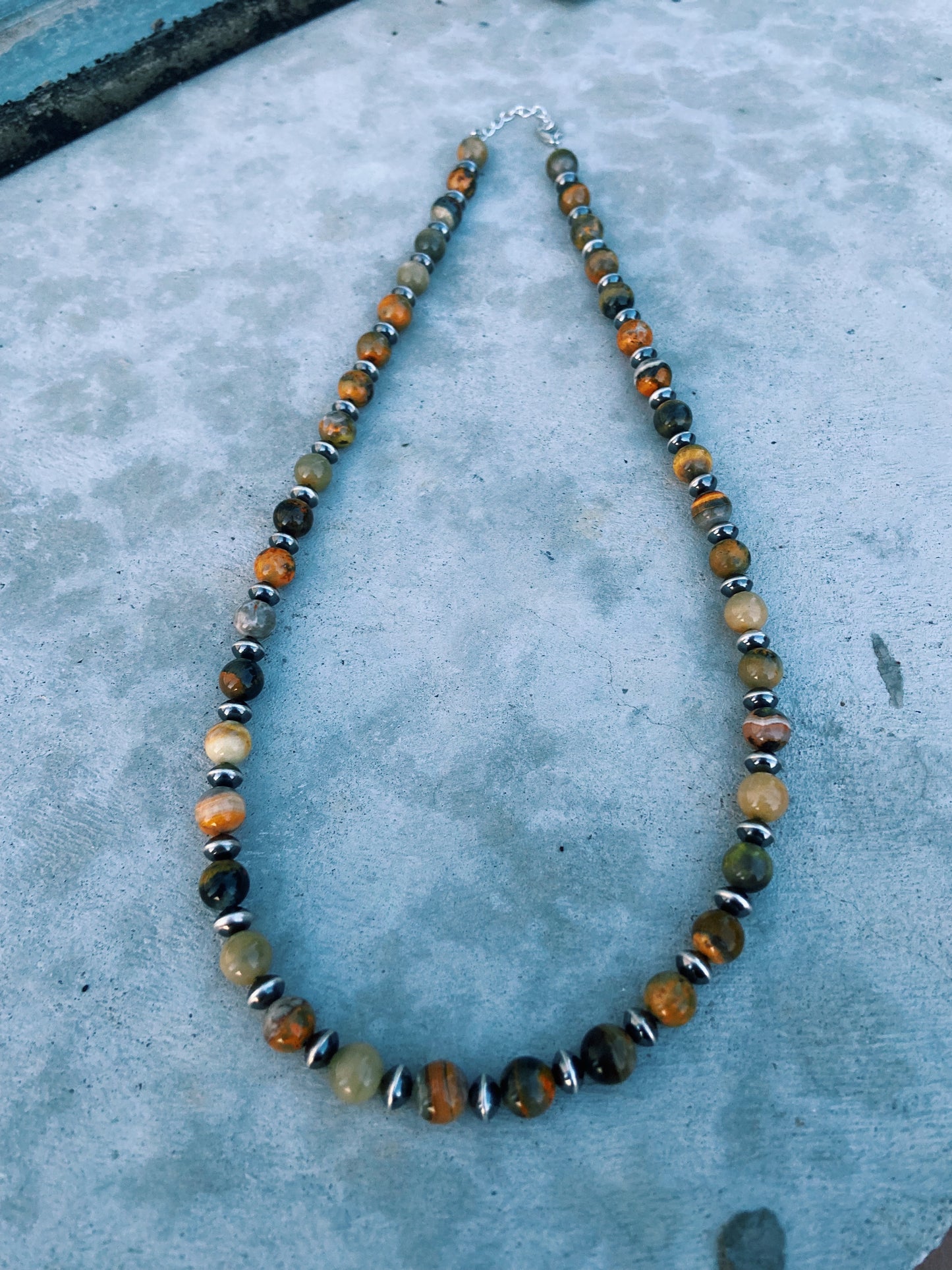 Bumble Bee Jasper Necklace