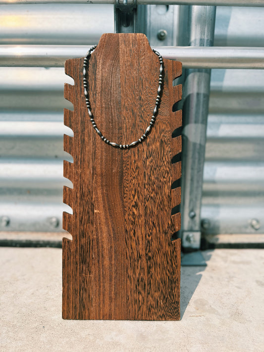Navajo Pearl & Torpedo Necklace