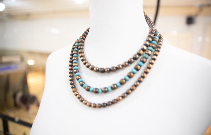 Copper Pearl Necklace