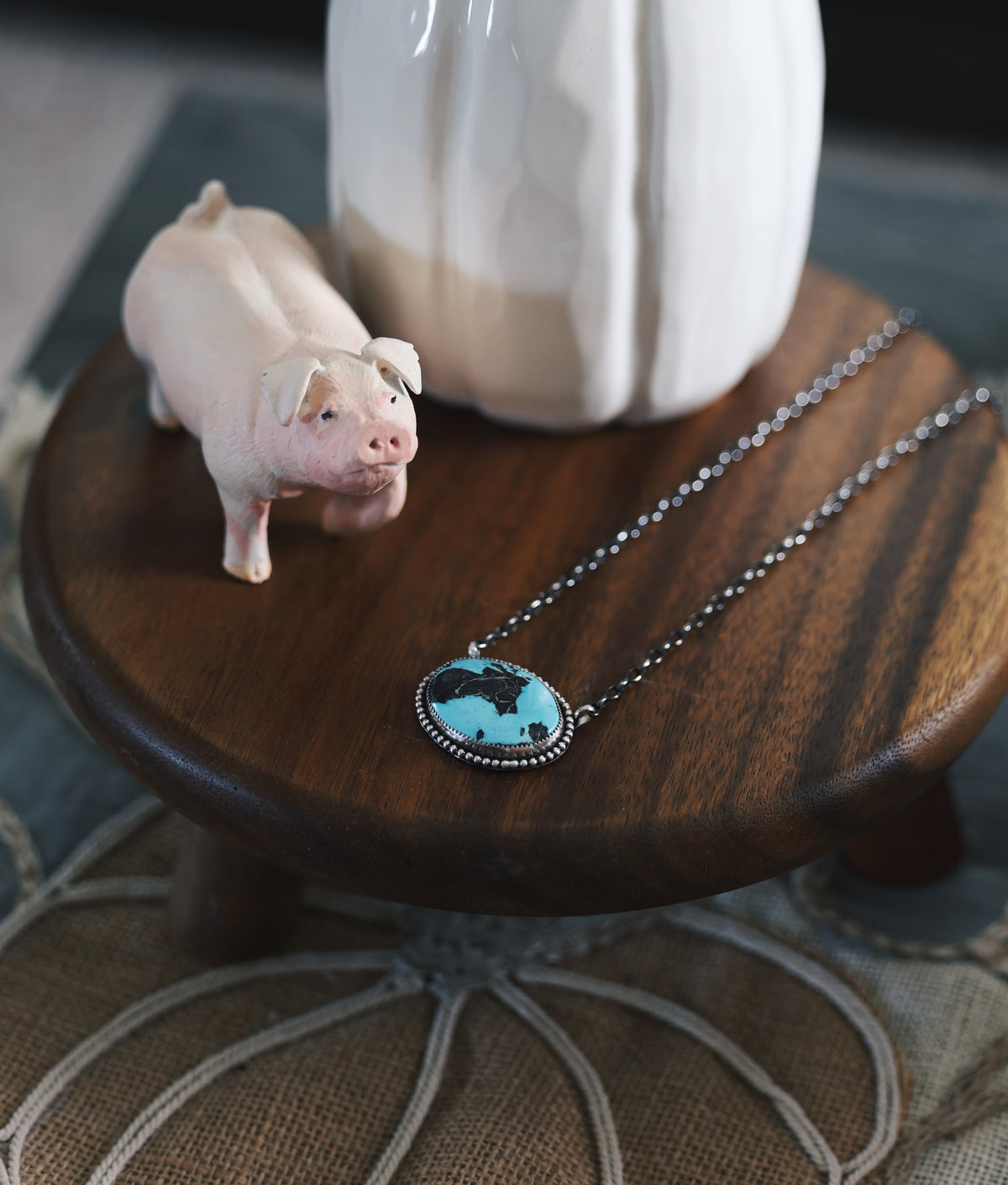 Blue Moon Statement Necklace