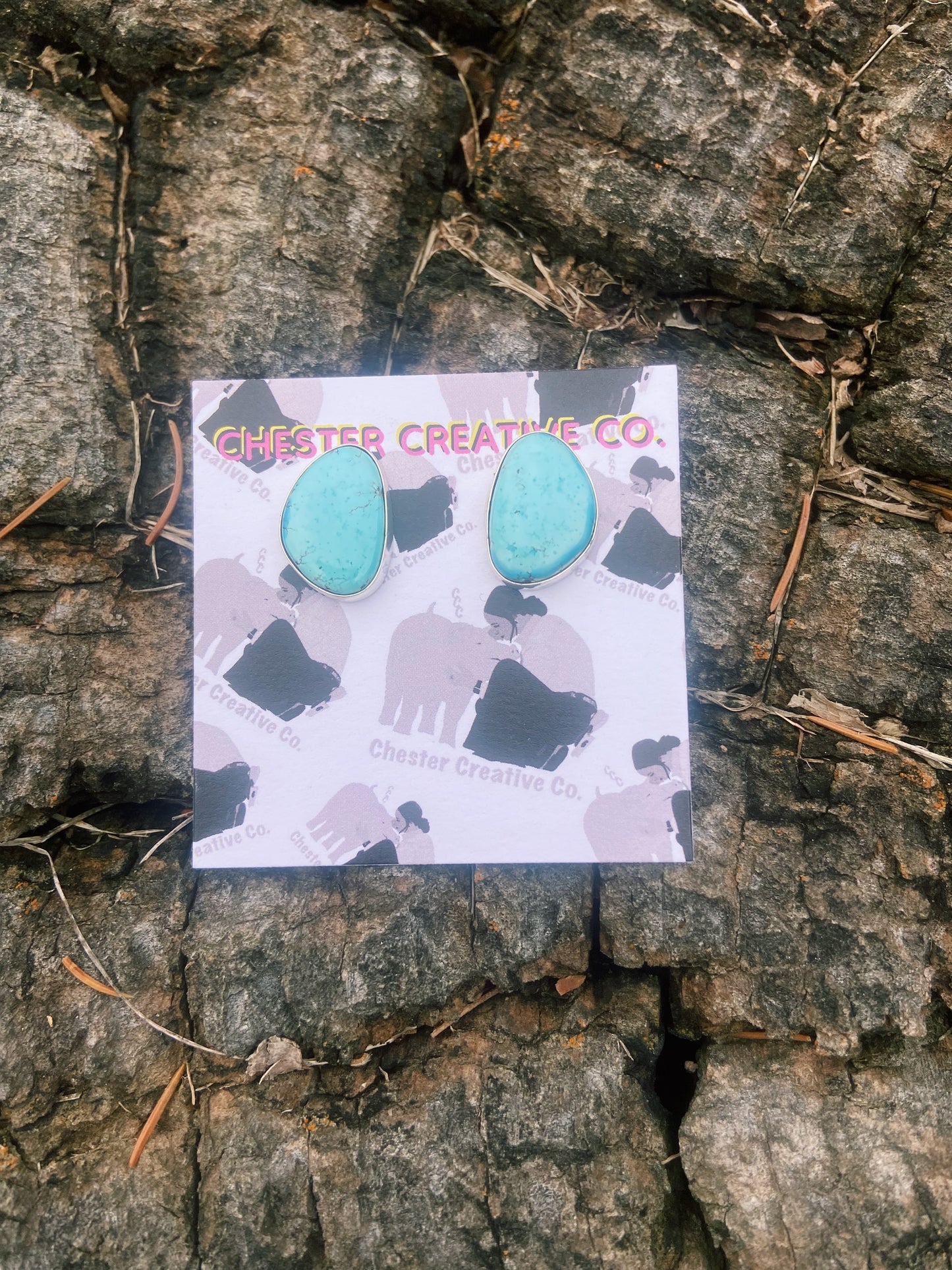 Campitos Turquoise Stud Earrings