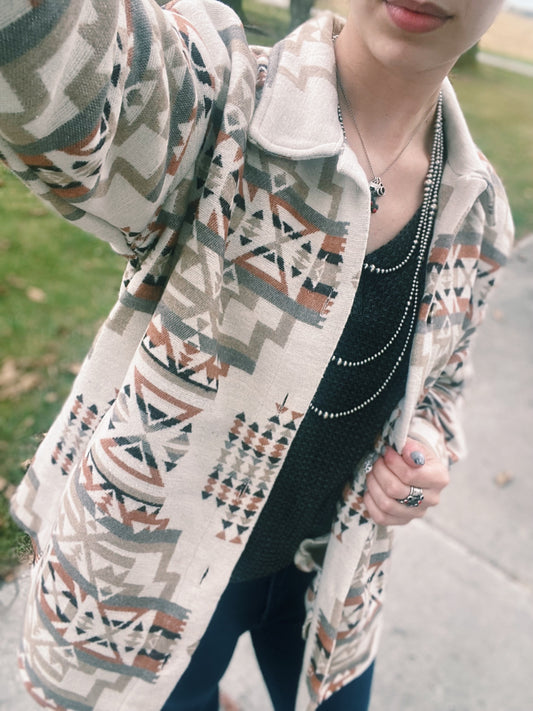 Brown/Tan Aztec Jacket