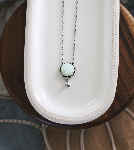 Palomino Floral Squash Blossom Necklace