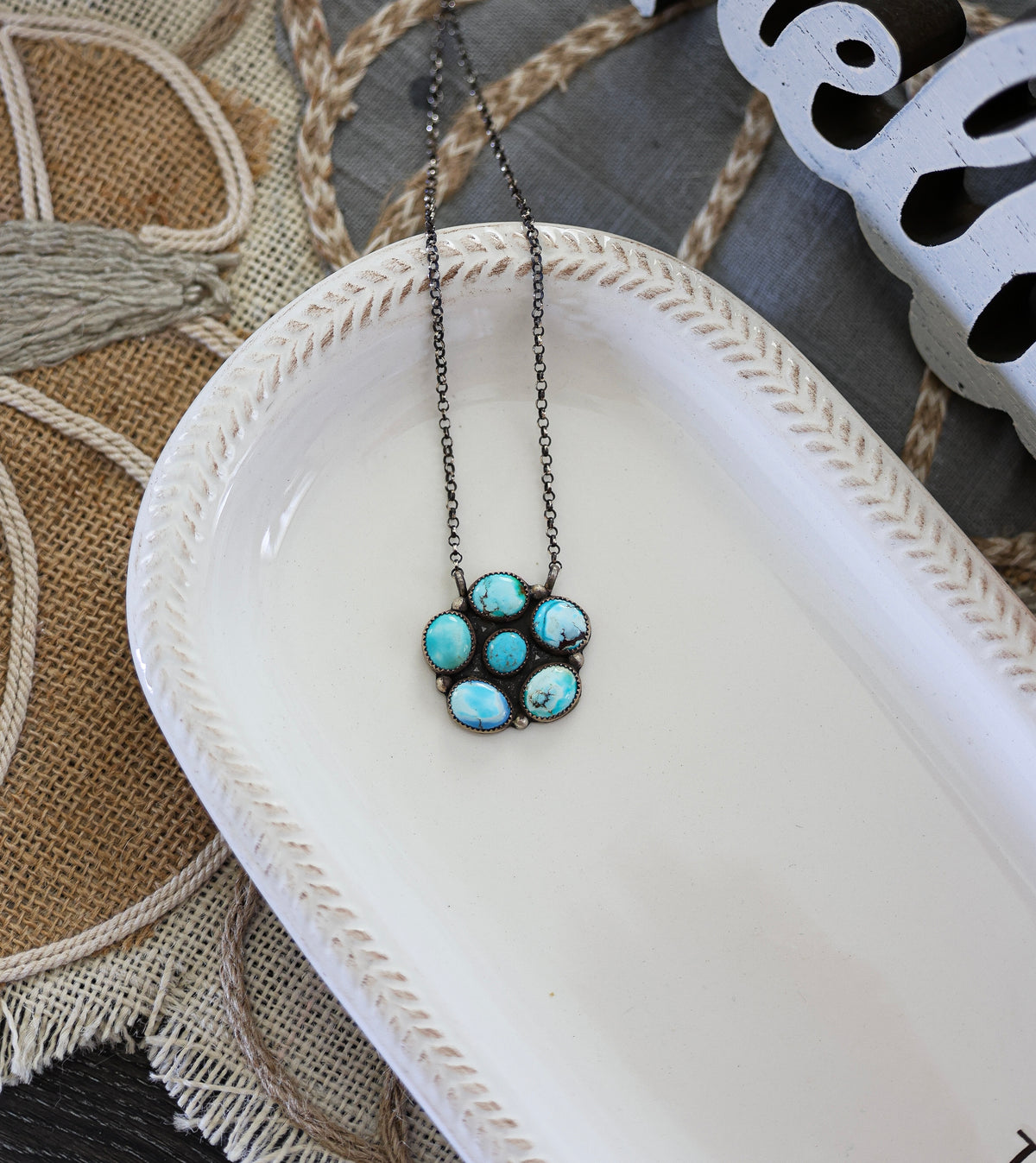 High Grade Golden Hills Floral Necklace