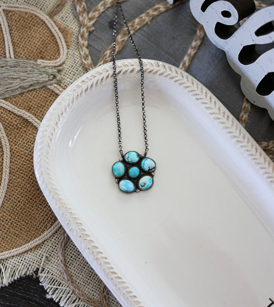 High Grade Golden Hills Floral Necklace