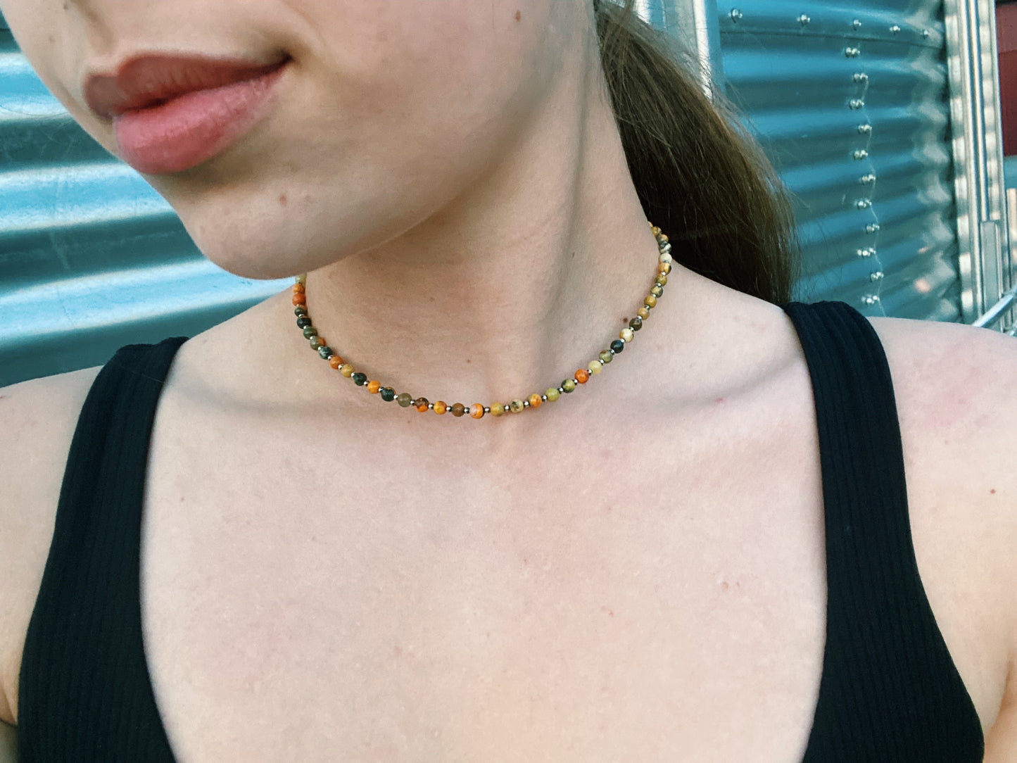 Bumble Bee Jasper Choker