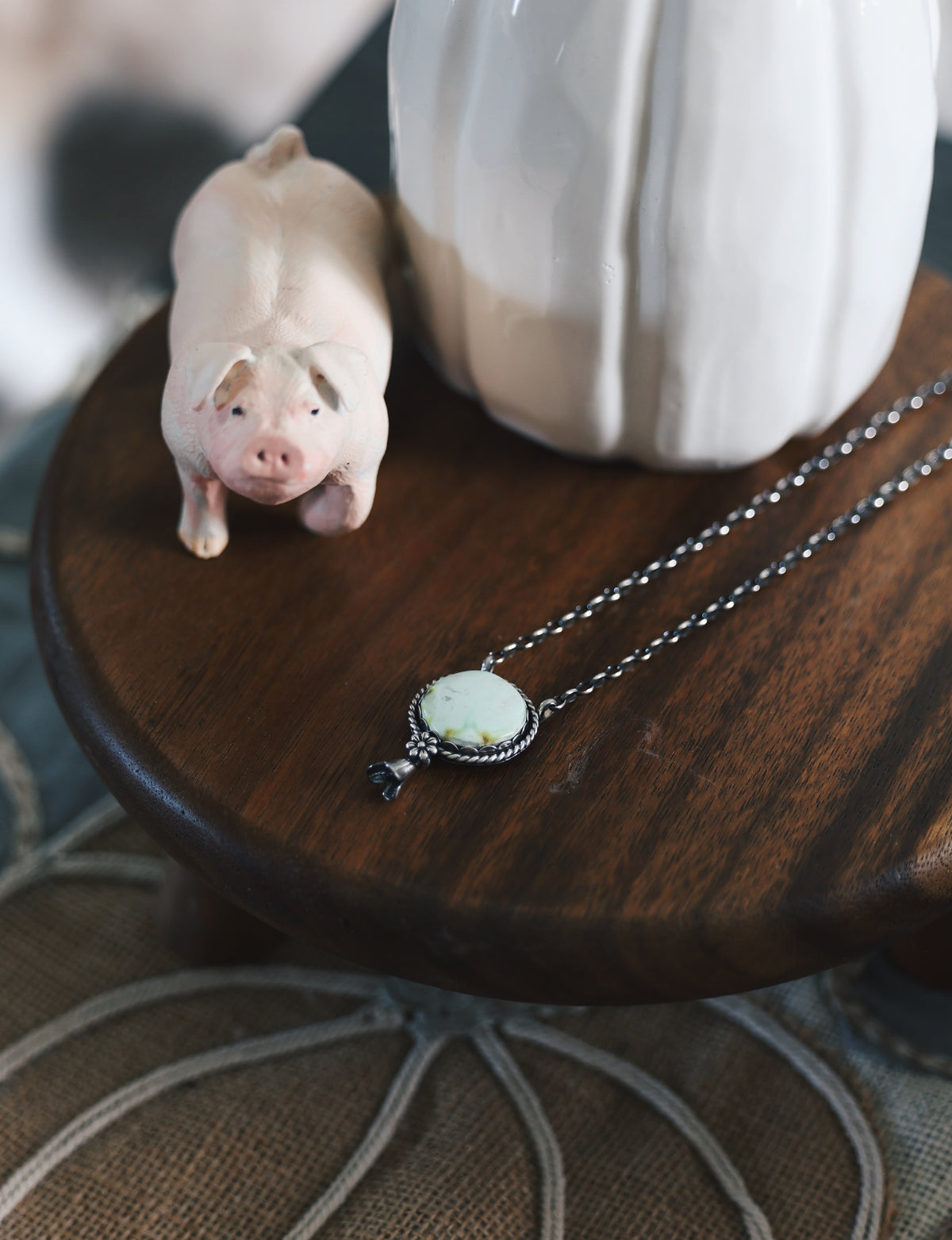 Palomino Floral Squash Blossom Necklace