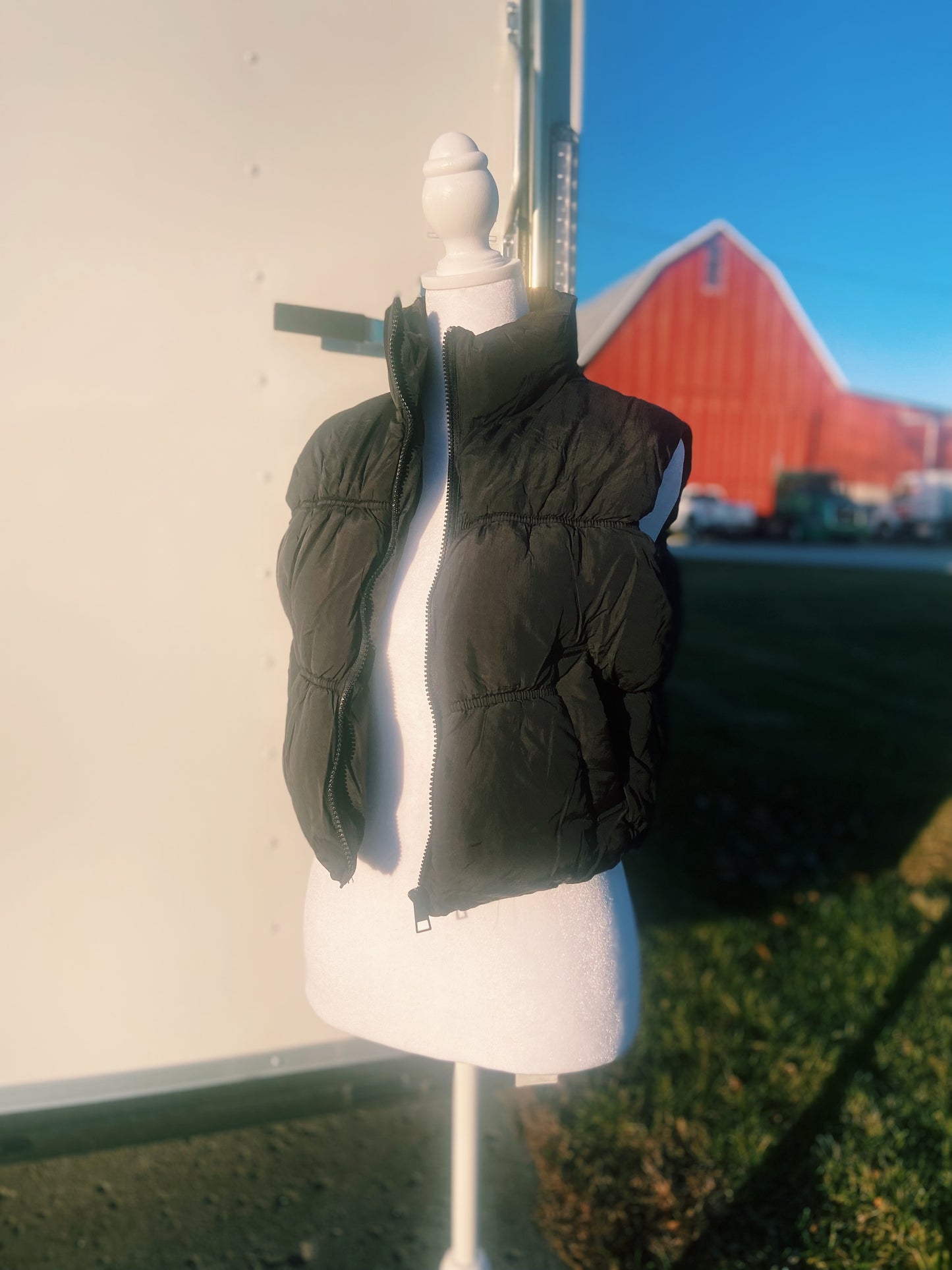 Black Puffer Vest