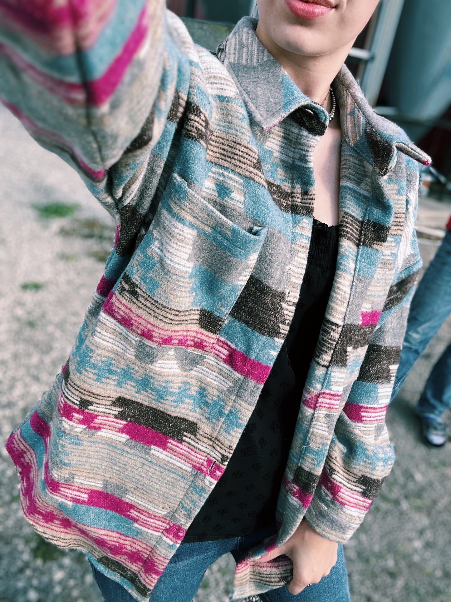 Comfy Cozy Aztec Jacket