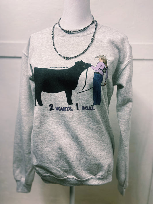 Ready To Ship Cattle Crewneck