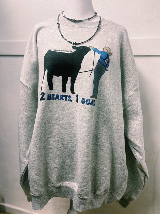 Ready To Ship Cattle Crewneck