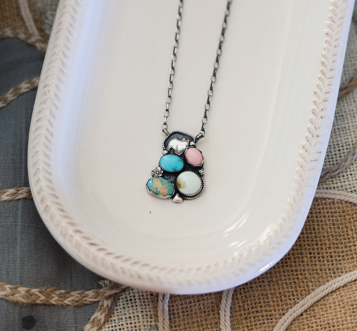 Funky Pig Necklace
