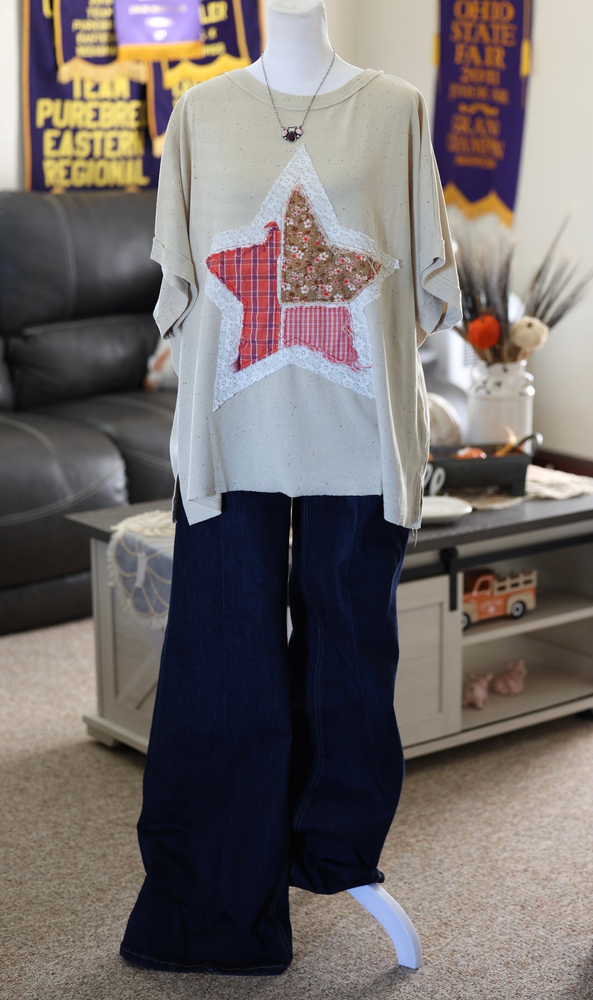 Star Patchwork Top