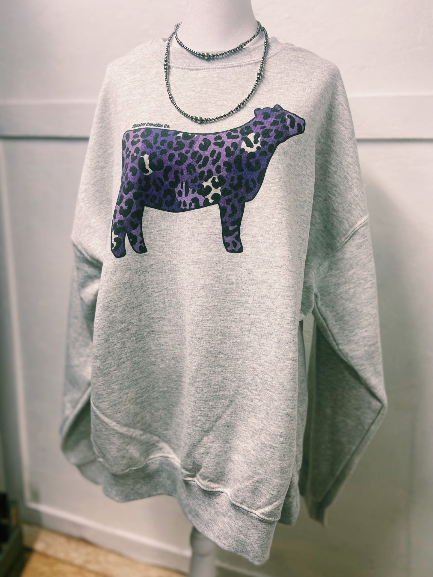 Ready To Ship Cattle Crewneck