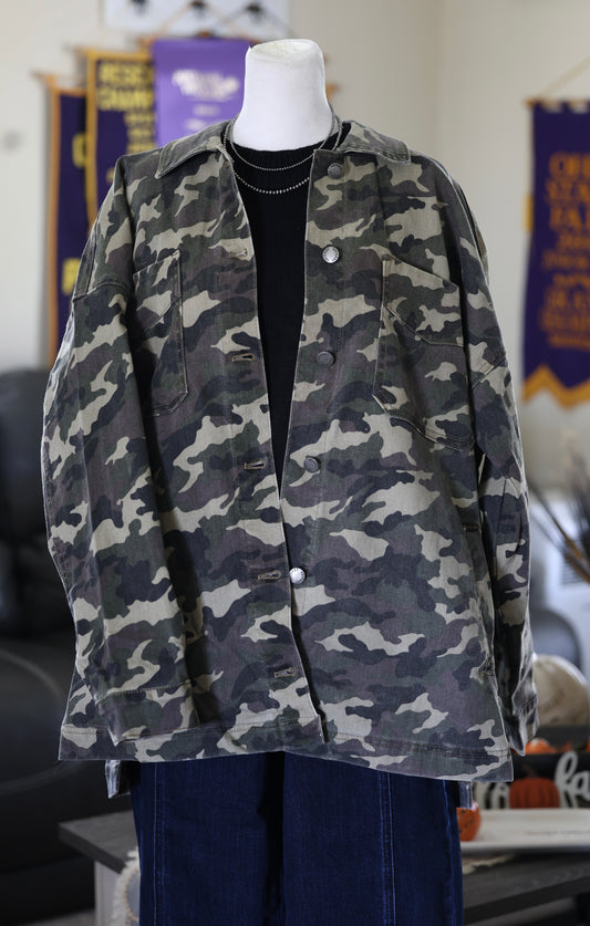 Camo Cargo Jacket