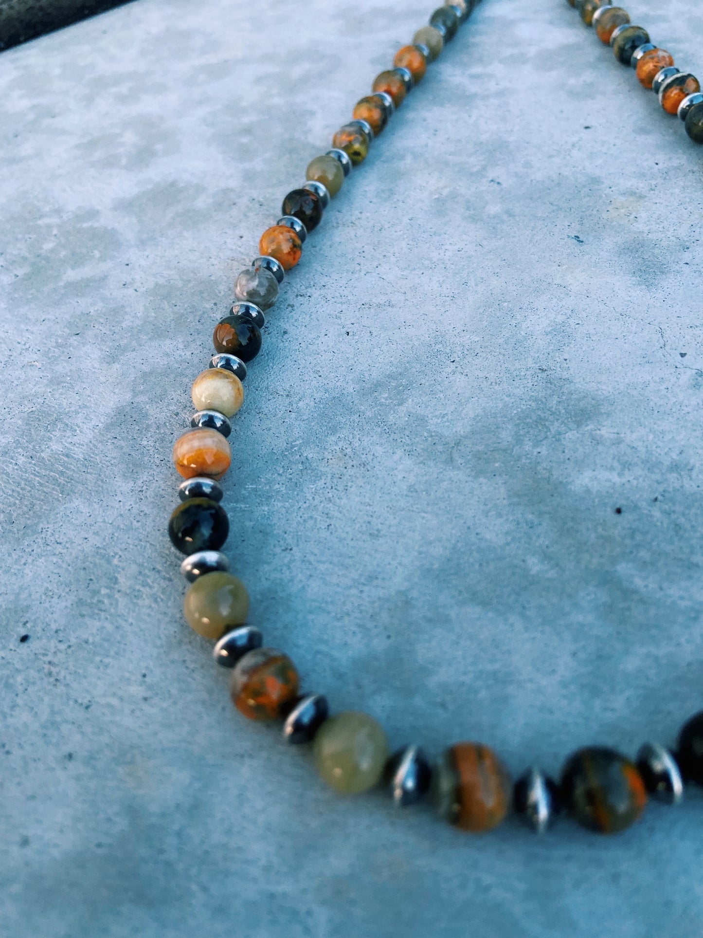 Bumble Bee Jasper Necklace