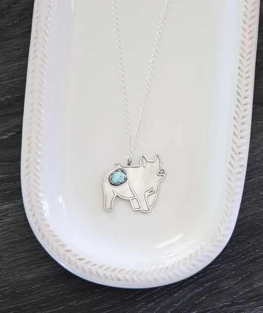 Dry Creek Pig Necklace
