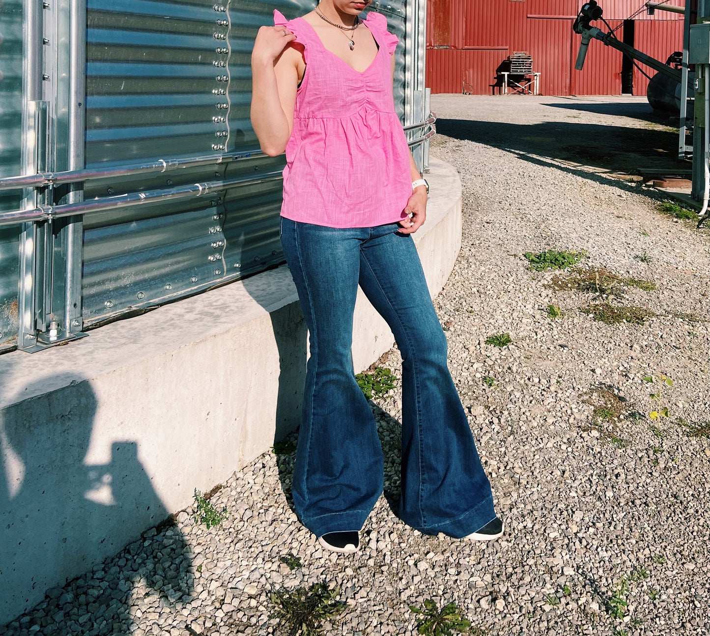 Simple Pink Tank Top