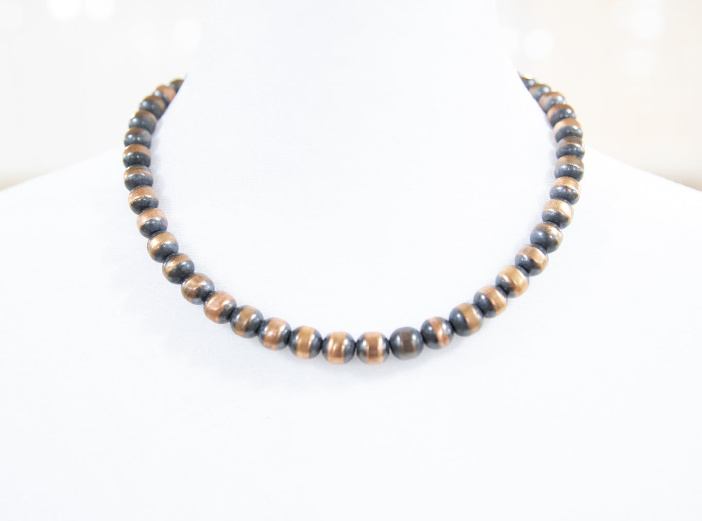 Copper Pearl Necklace