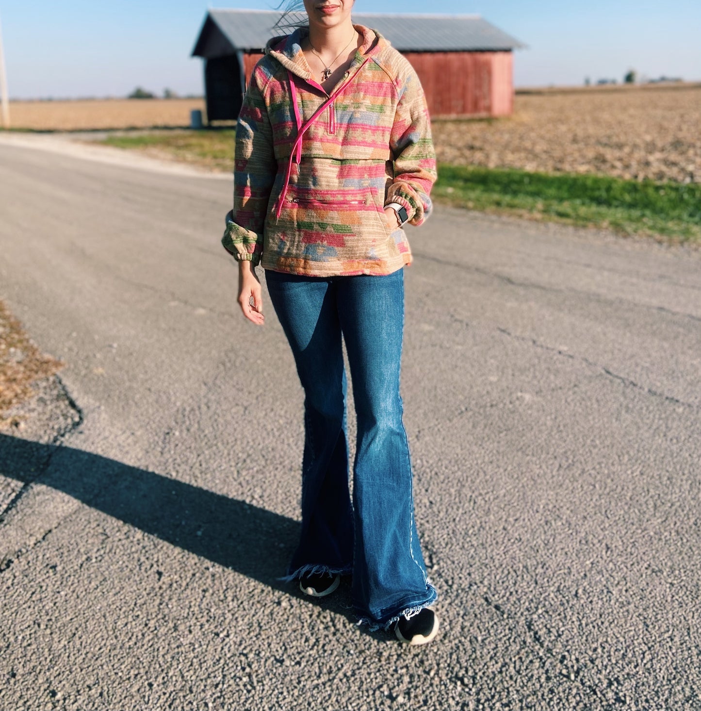 Multi Colored Aztec Pullover