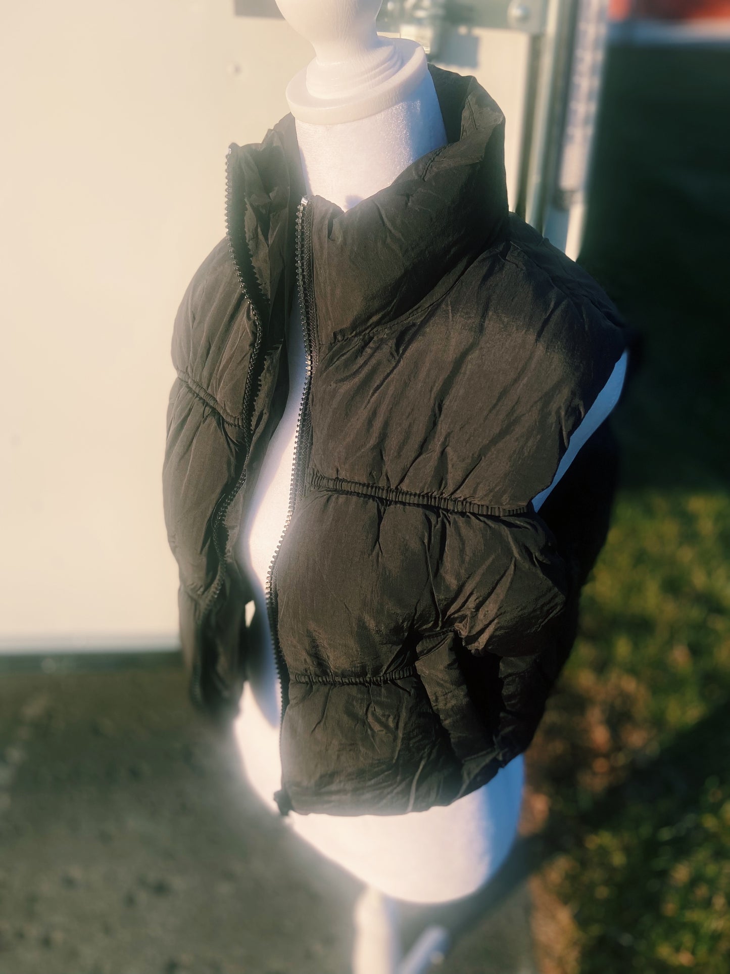 Black Puffer Vest