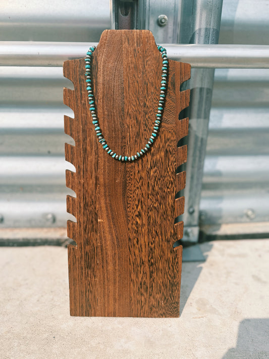 Kingman Turquoise & Navajo Pearl Necklace