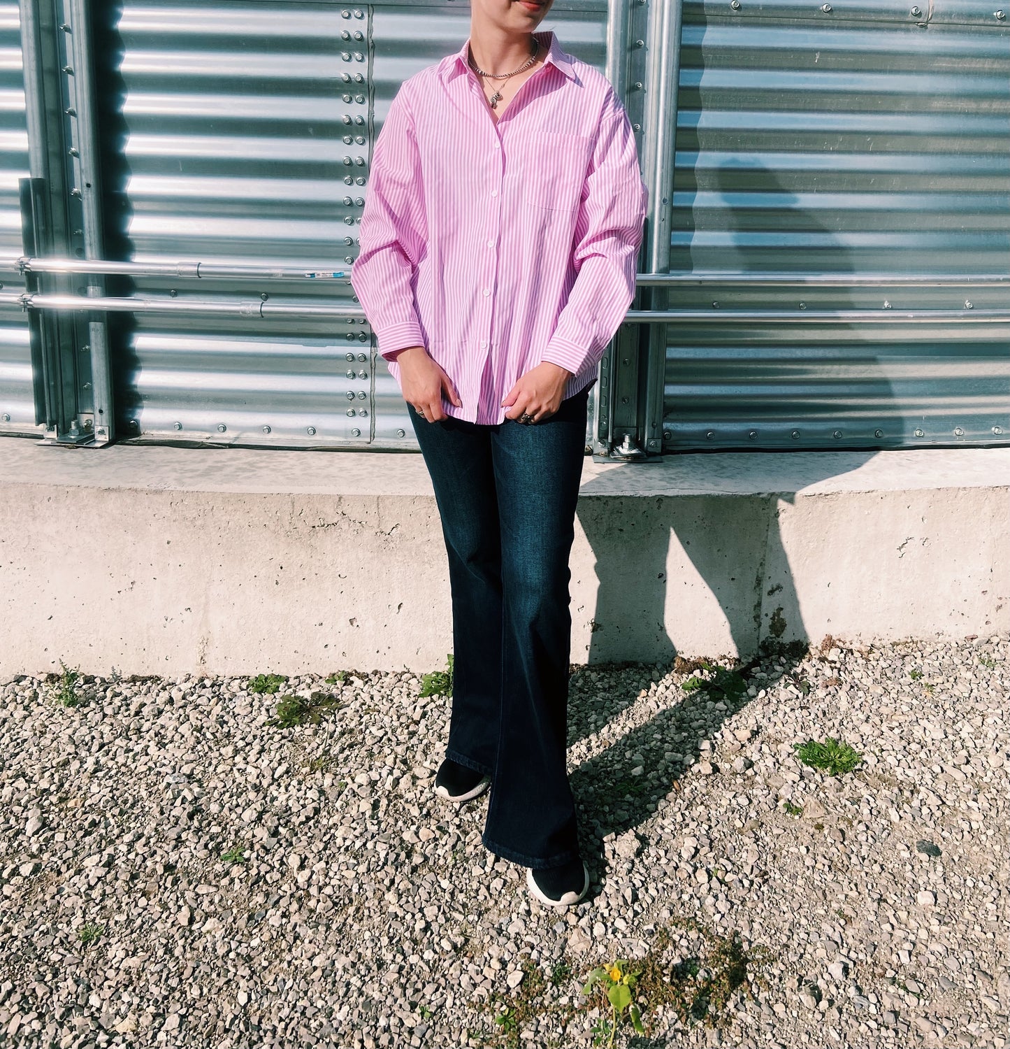 Pink Striped Show Shirt