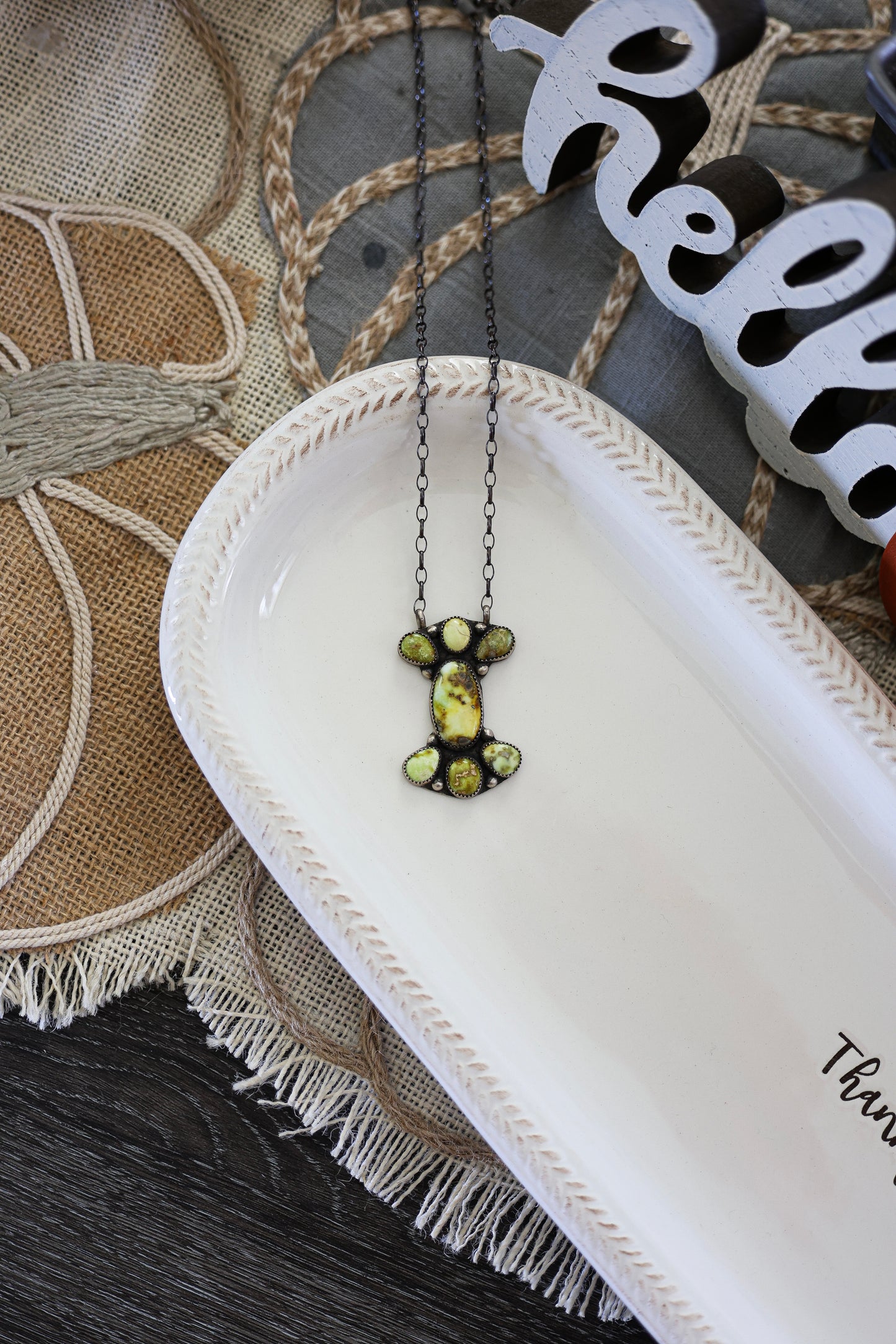 Palomino Half Cluster Necklace