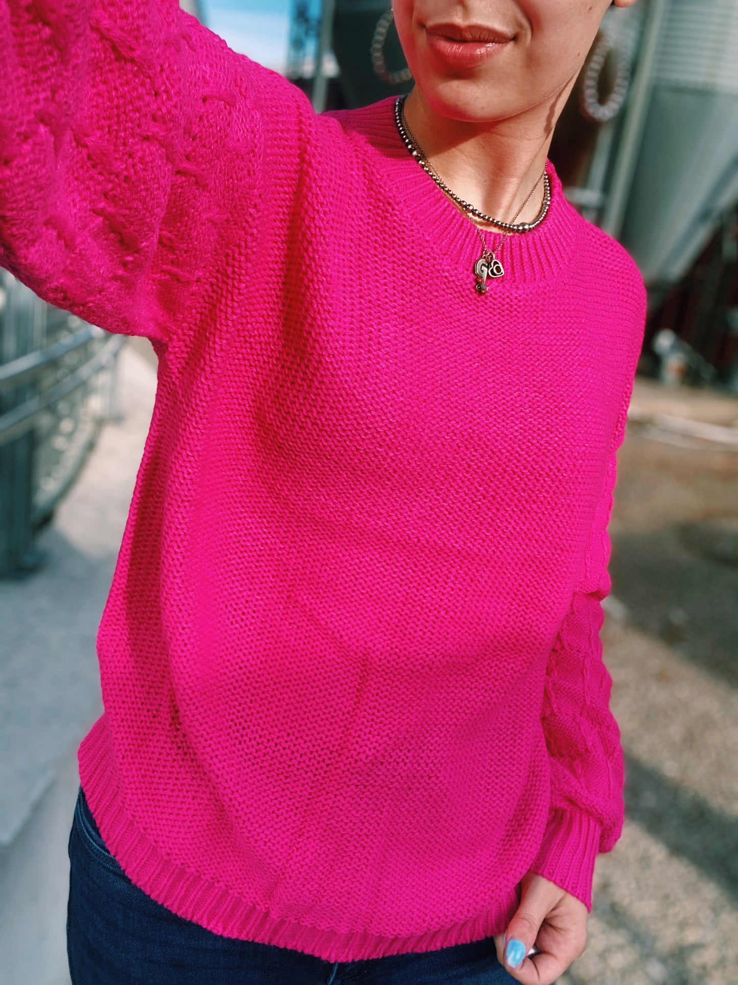 Hot Pink Sweater